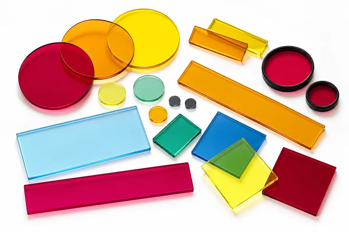 Longpass filters with different cut-on wavelengths