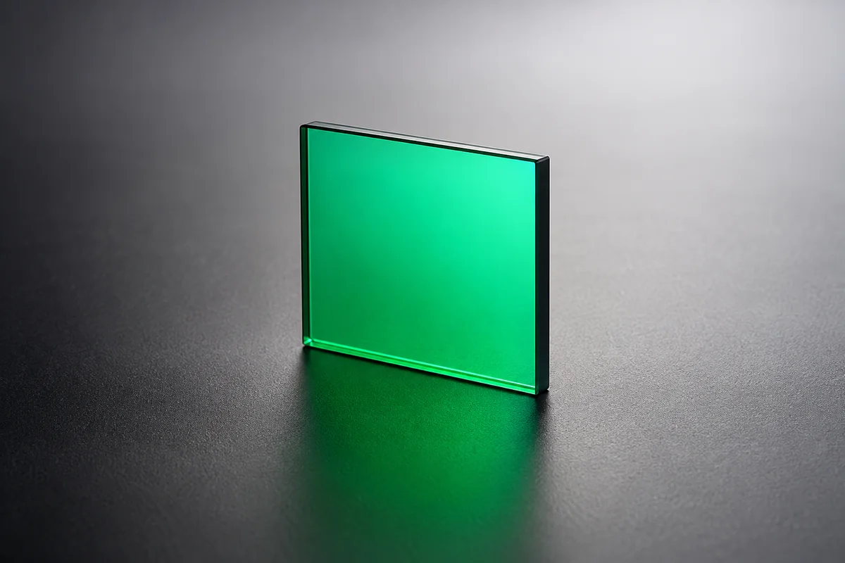 Rectangular visible bandpass filter